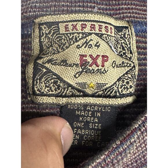 Vintage EXPRESS No 4 Tricot Box Sweater Brown One Size Art Deco Boho Lagenlook - Picture 2 of 8